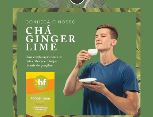 🍵🍋 Descubra o encanto do Chá Ginger Lime da HF do Brasil 🍋🍵