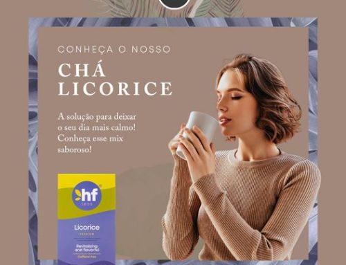 Chá Licorice, a solução para deixar o seu dia mais calmo! Conheça esse mix saboroso! Saiba mais