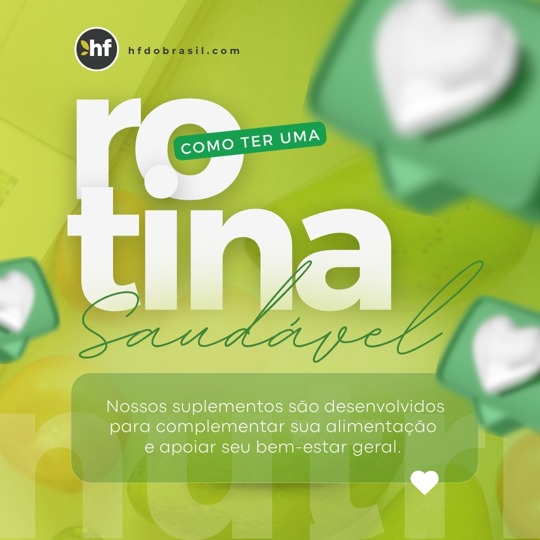 Rotina Saudável com Suplementação